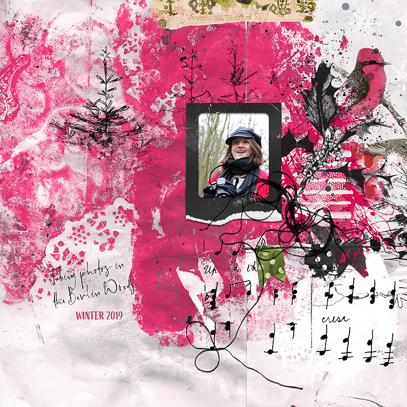 Hear My Voice 08 Carol Singing Digital Scrapbooking Collection - Image 3