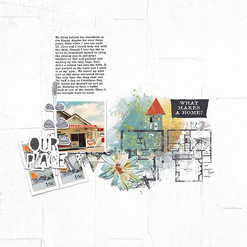 No Place Like Home Digital Scrapbooking Kit by Lynn Grieveson - Image 2