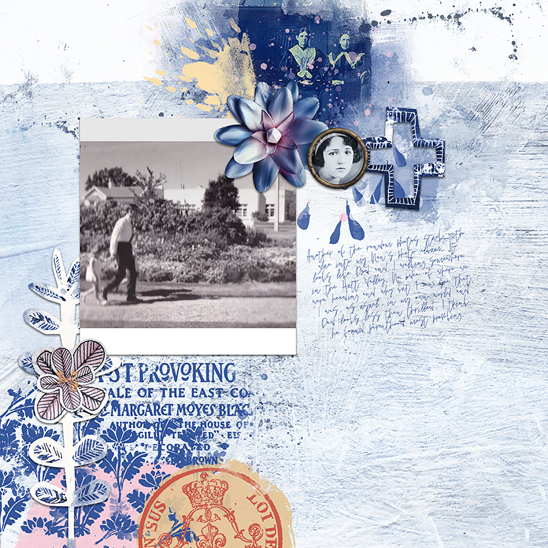 The Blues Digital Scrapbooking Kit by Lynn Grieveson - Image 2