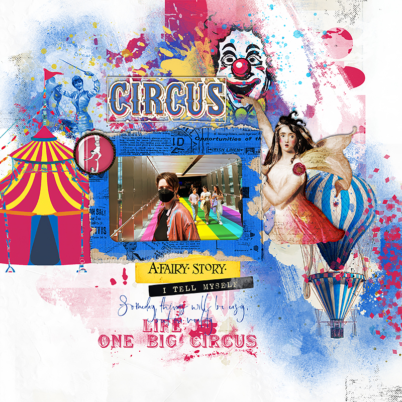 Circus Circus Mixed Media for Digital Scrapbooking by Lynn Grieveson - Image 2