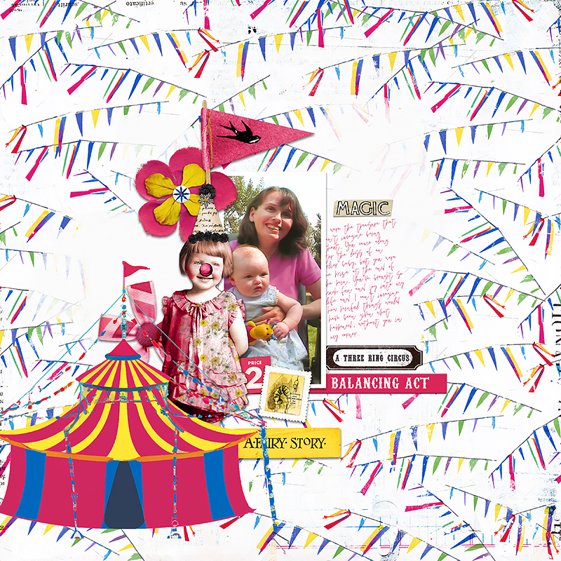 Circus Circus Kit for Digital Scrapbooking by Lynn Grieveson - Image 3