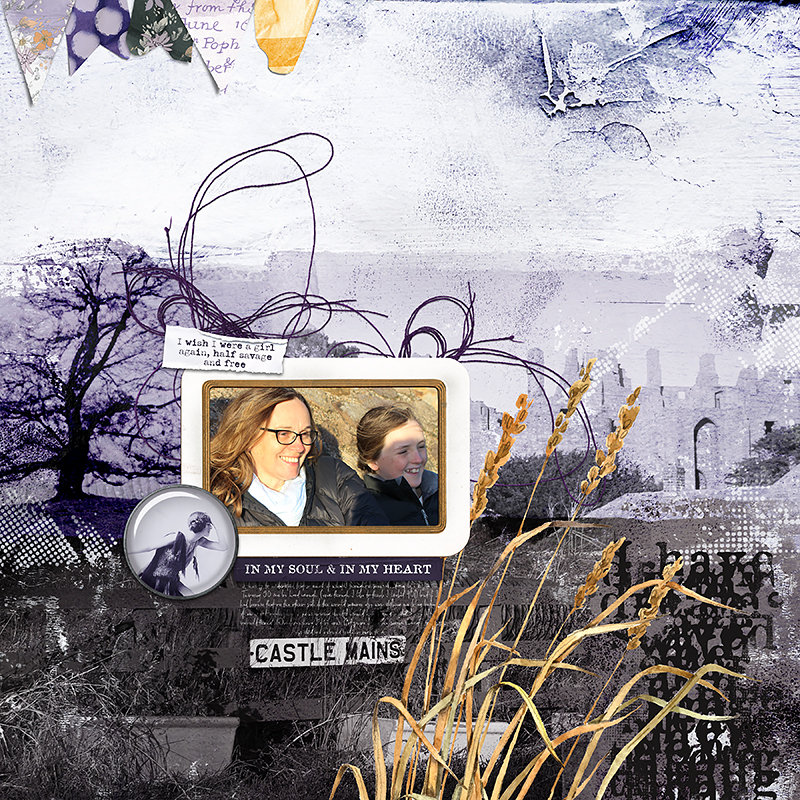 Heathcliff Digital Scrapbooking Mixed Media by Lynn Grieveson - Image 3