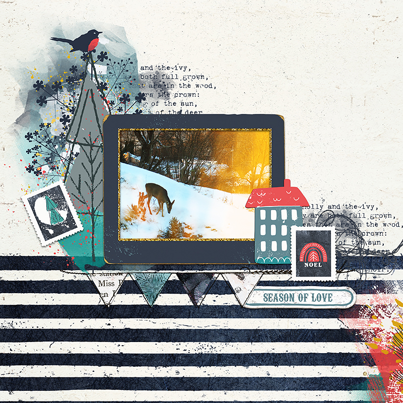 Yuletide Digital Scrapbooking Kit by Lynn Grieveson - Image 2