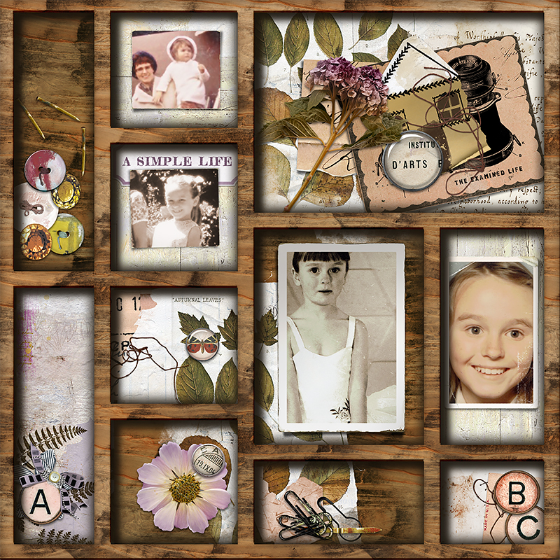 Typebox digital scrapbooking template by Lynn Grieveson - Image 2