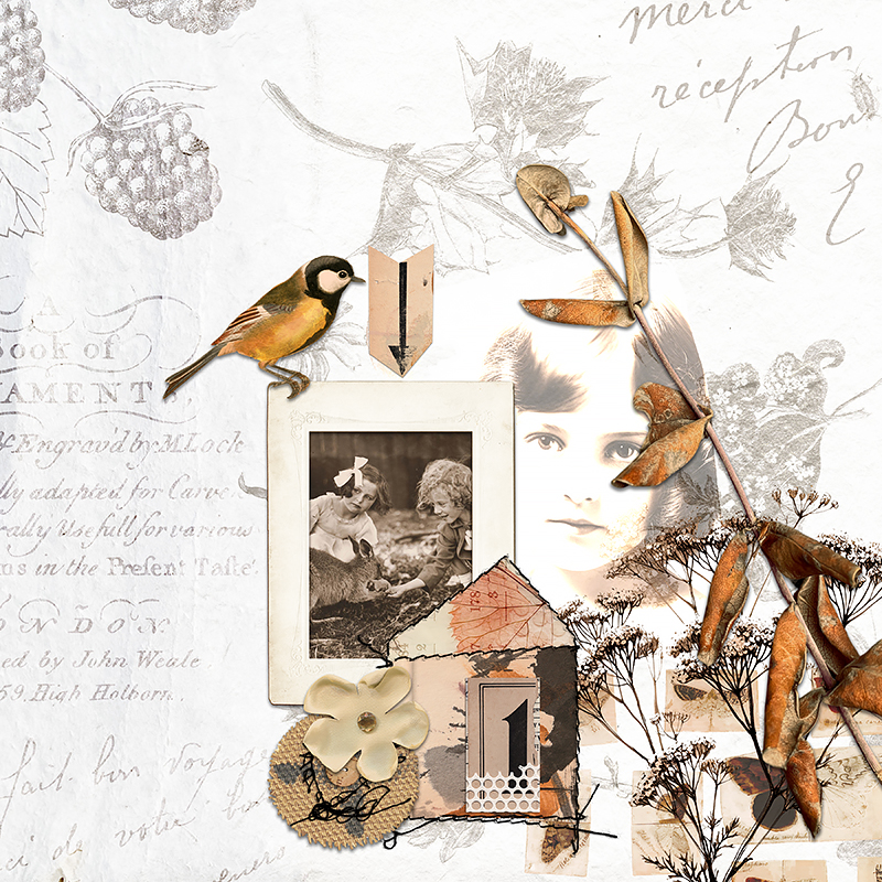 Before and After Digital Scrapbooking Mixed Media - Image 3