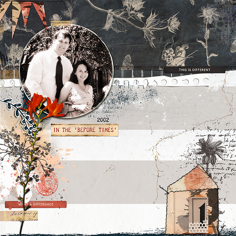 Before and After Digital Scrapbooking Mixed Media - Image 4