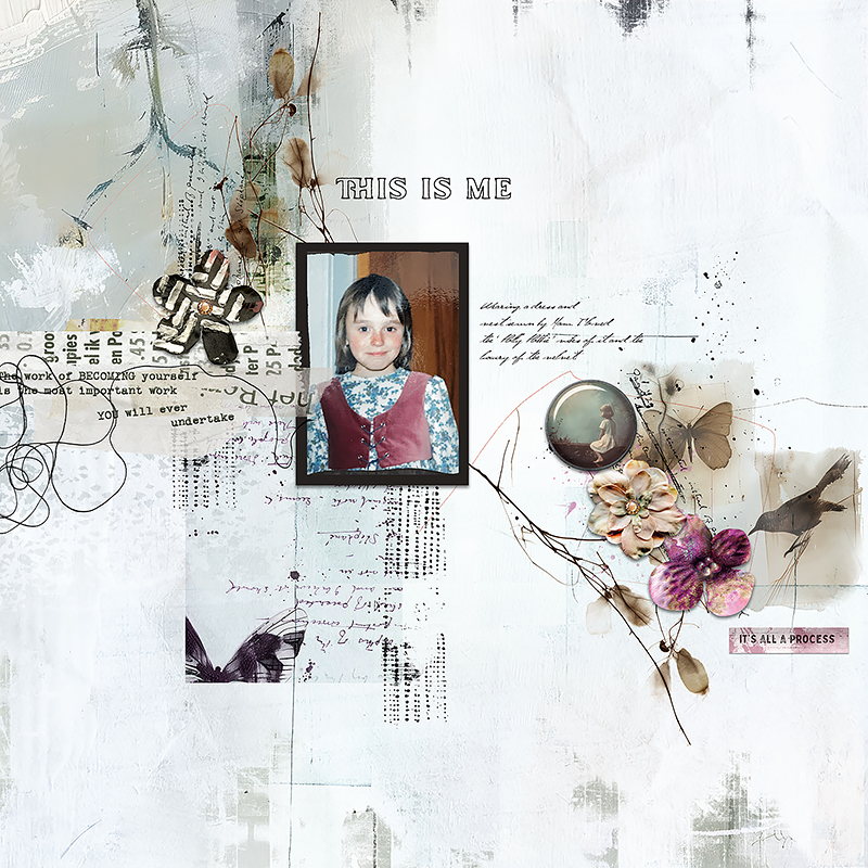 Hear My Voice 23 Becoming Digital Scrapbooking Background Papers - Image 3