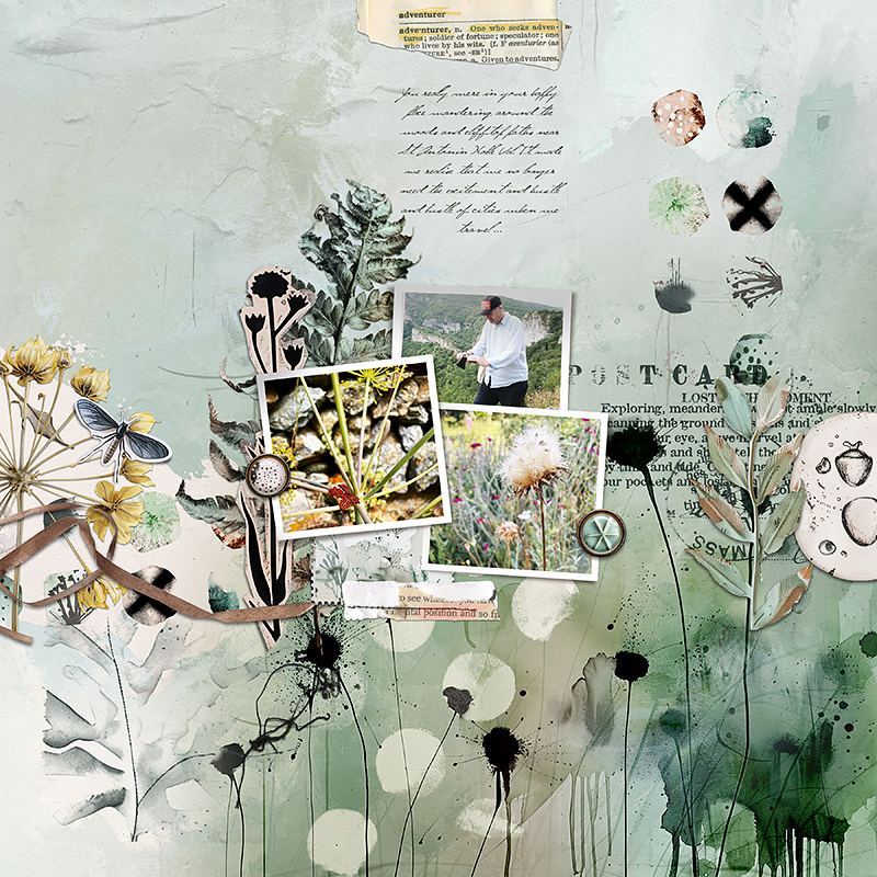 Pocket Full of Pebbles Digital Scrapbooking Mixed Media - Image 3