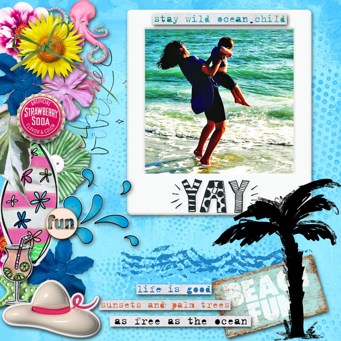 Beach fun (artsy papers) by Little Butterfly Wings - Image 6