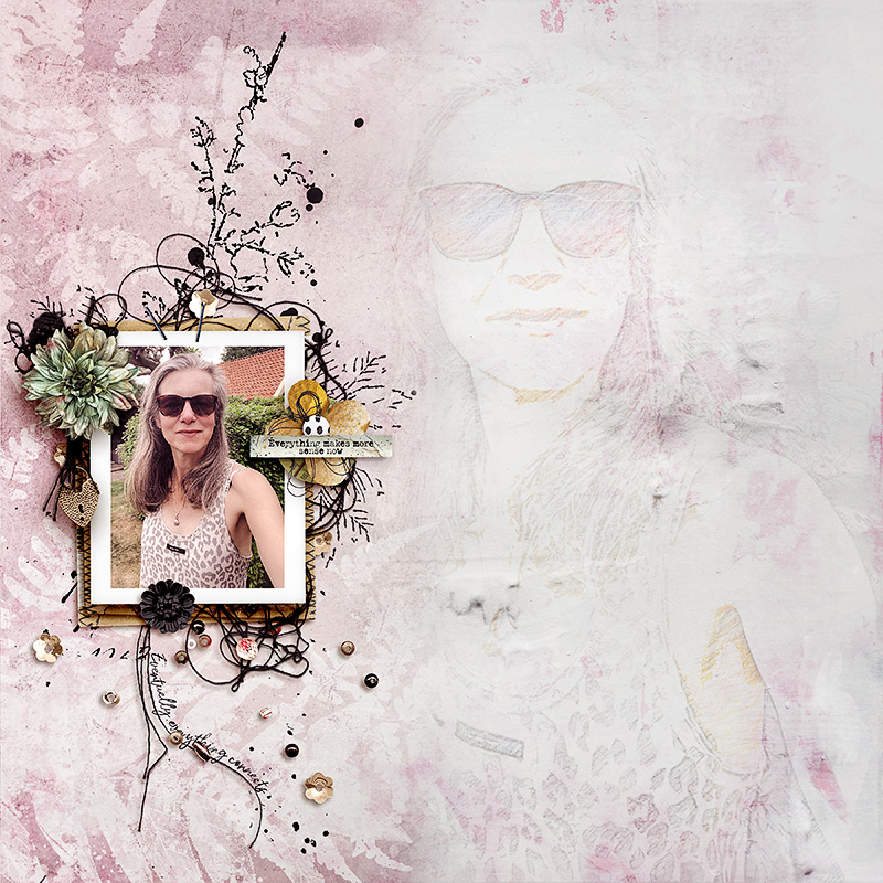 Hear My Voice: 01 - Questioning | Mixed Media Digital Scrapbooking Elements - Image 2