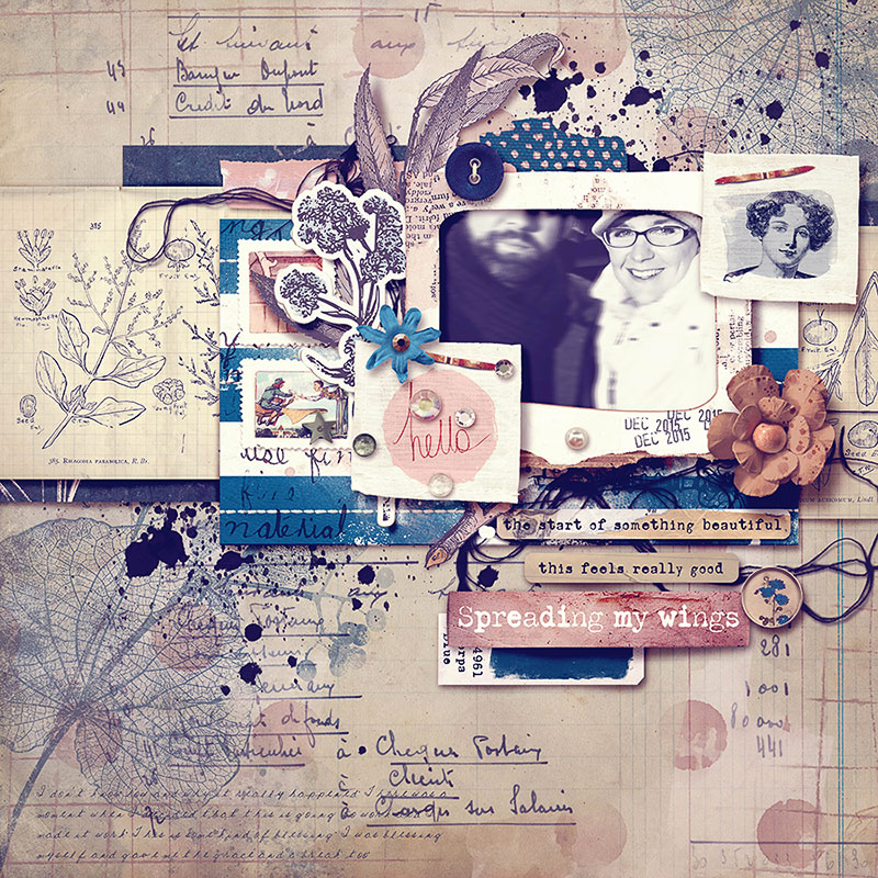 New Connections Digital Scrapbooking Paper Pack - Image 2
