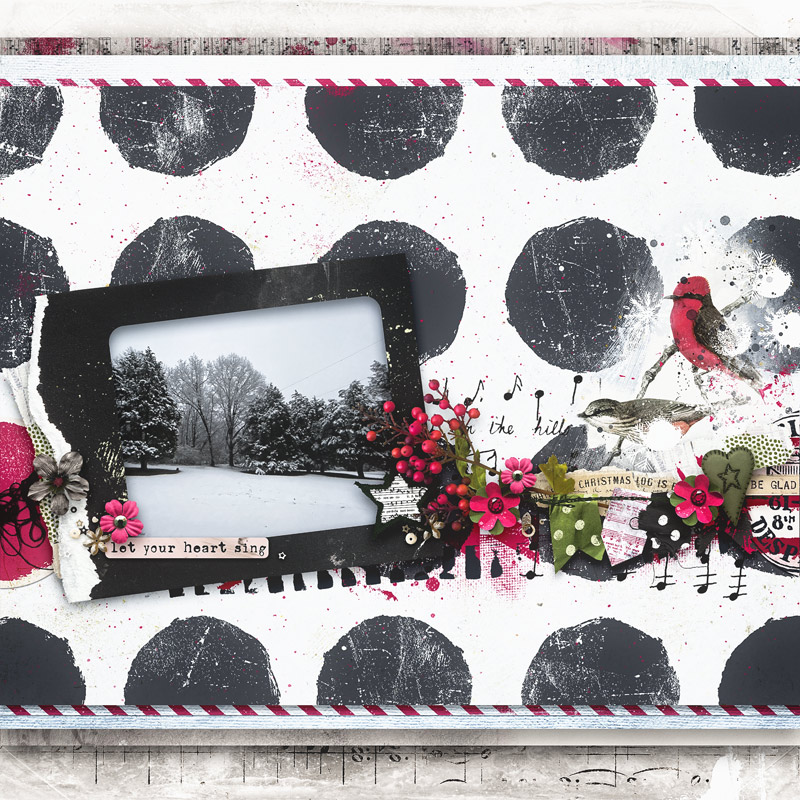 Hear My Voice 08 Carol Singing Digital Scrapbooking Kit - Image 5
