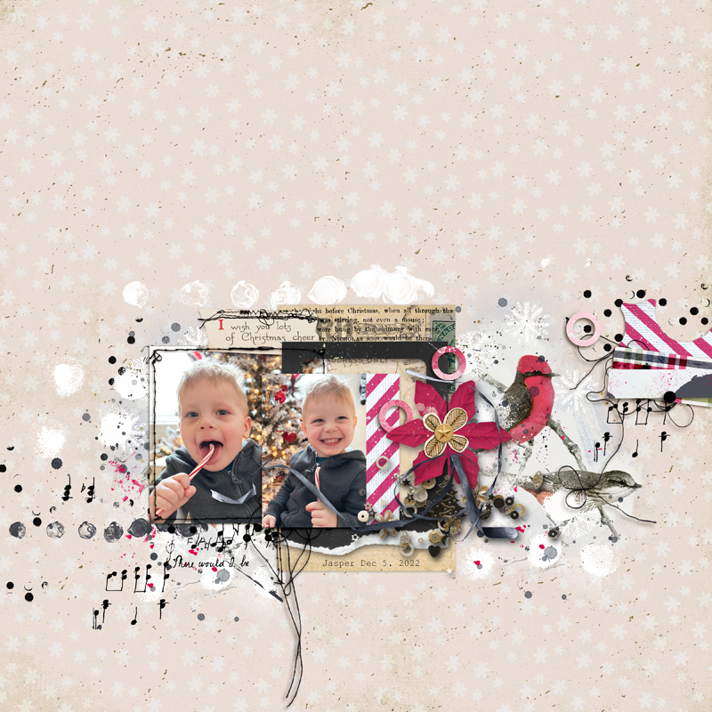 Hear My Voice 08 Carol Singing Digital Scrapbooking Kit - Image 6