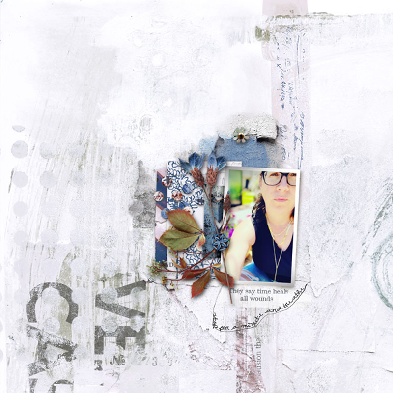 Hear My Voice: 03 - Healing | Mixed Media Digital Scrapbooking Paper Pack - Image 4