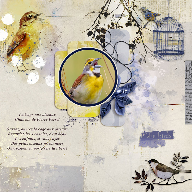 The Birds Will Sing Digital Scrapbooking Collection by Lynn Grieveson - Image 8