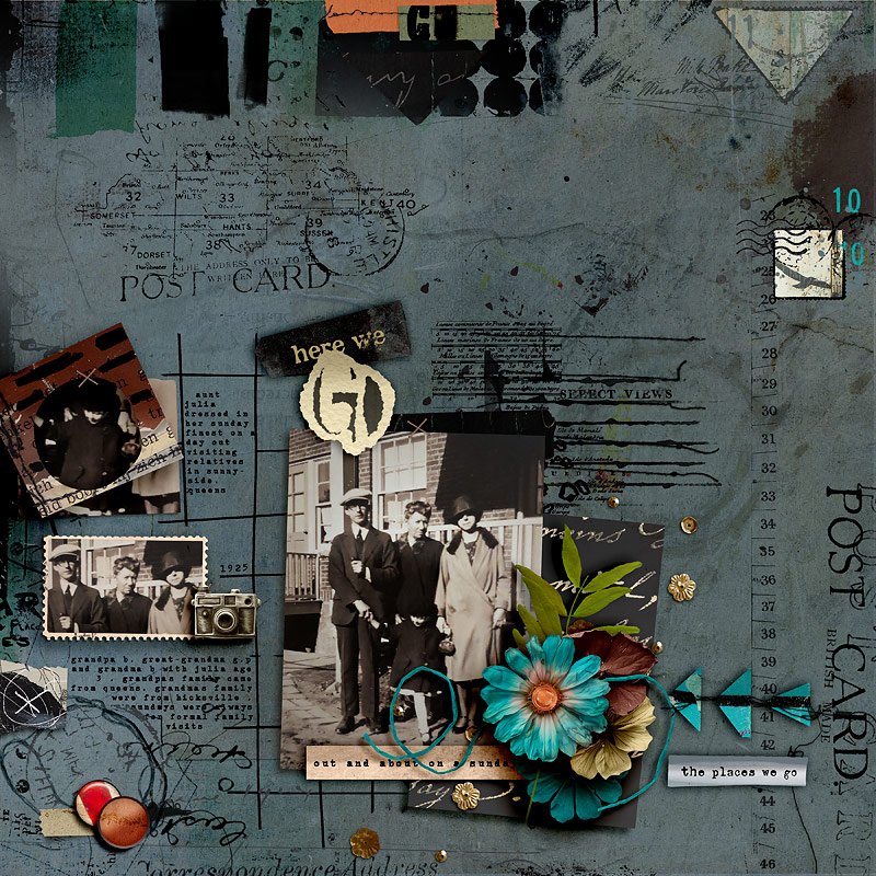 Peregrination Digital Scrapbooking Templates - Image 9