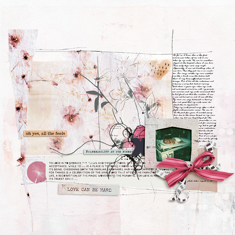 Hear My Voice 20 Loving Digital Scrapbooking Templates - Image 6