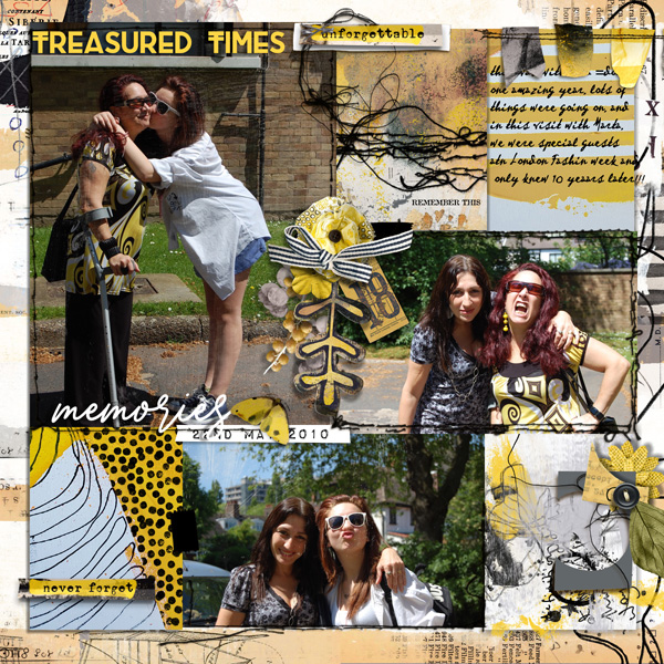 Hear My Voice 06 Remembering Digital Scrapbooking Templates - Image 4