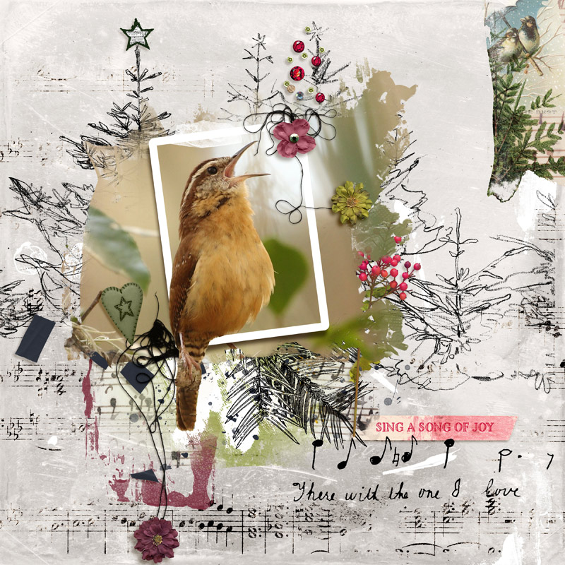 Hear My Voice 08 Carol Singing Digital Scrapbooking Kit - Image 7