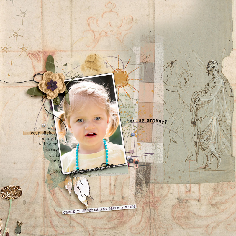 Hear My Voice: 05 - Wishing | Mixed Media Digital Scrapbooking Paper Pack - Image 7