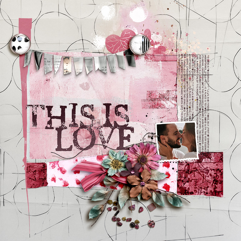Hear My Voice 20 Loving Digital Scrapbooking Templates - Image 7