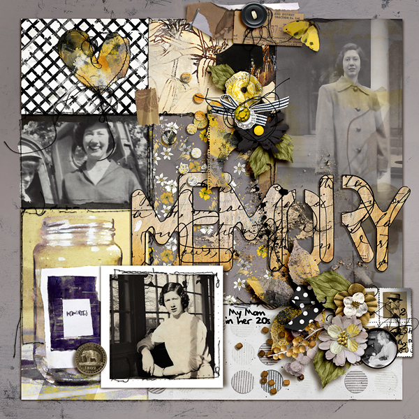 Hear My Voice 06 Remembering Digital Scrapbooking Templates - Image 5