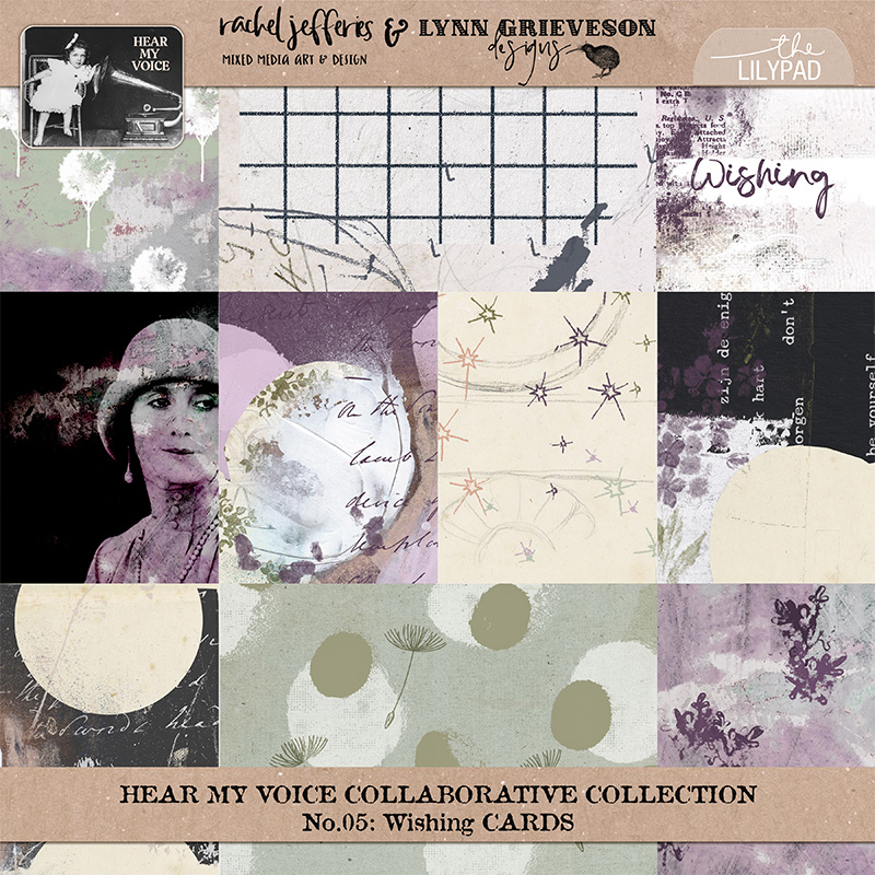Hear My Voice: 05 - Wishing | Digital Scrapbooking Pocket Cards