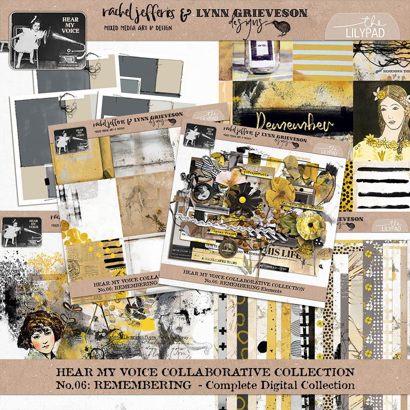 Hear My Voice 06 Remembering Digital Scrapbooking Complete Mega Collection