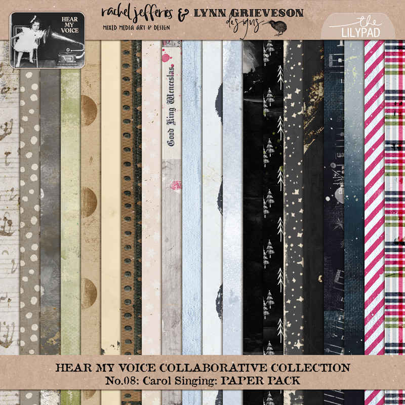 Hear My Voice 08 Carol Singing Digital Scrapbooking Kit - Image 10