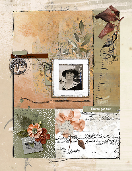 Hear My Voice 14 Aspiring Digital Scrapbooking Templates - Image 6