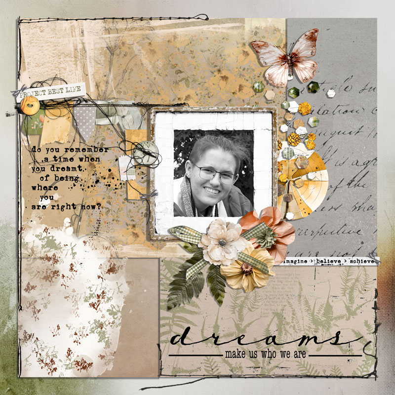 Hear My Voice 14 Aspiring Digital Scrapbooking Templates - Image 3