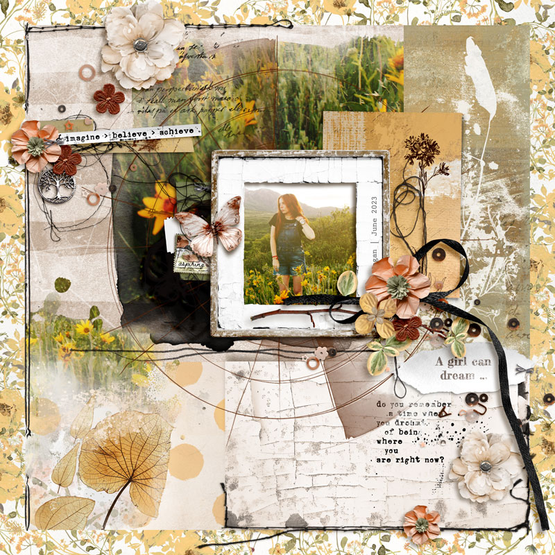 Hear My Voice 14 Aspiring Digital Scrapbooking Templates - Image 7