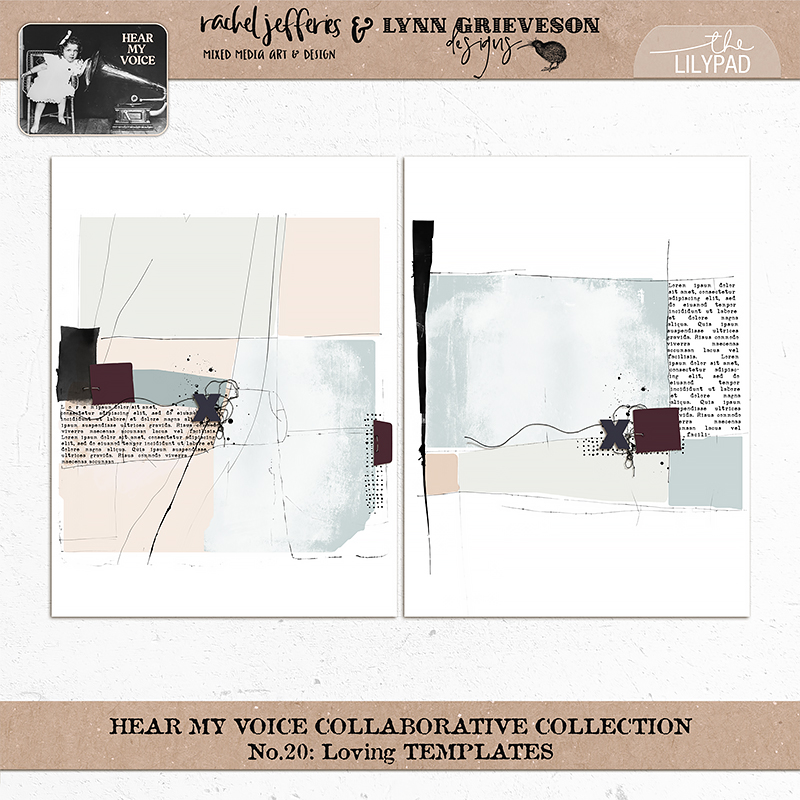 Hear My Voice 20 Loving Digital Scrapbooking Templates - Image 10