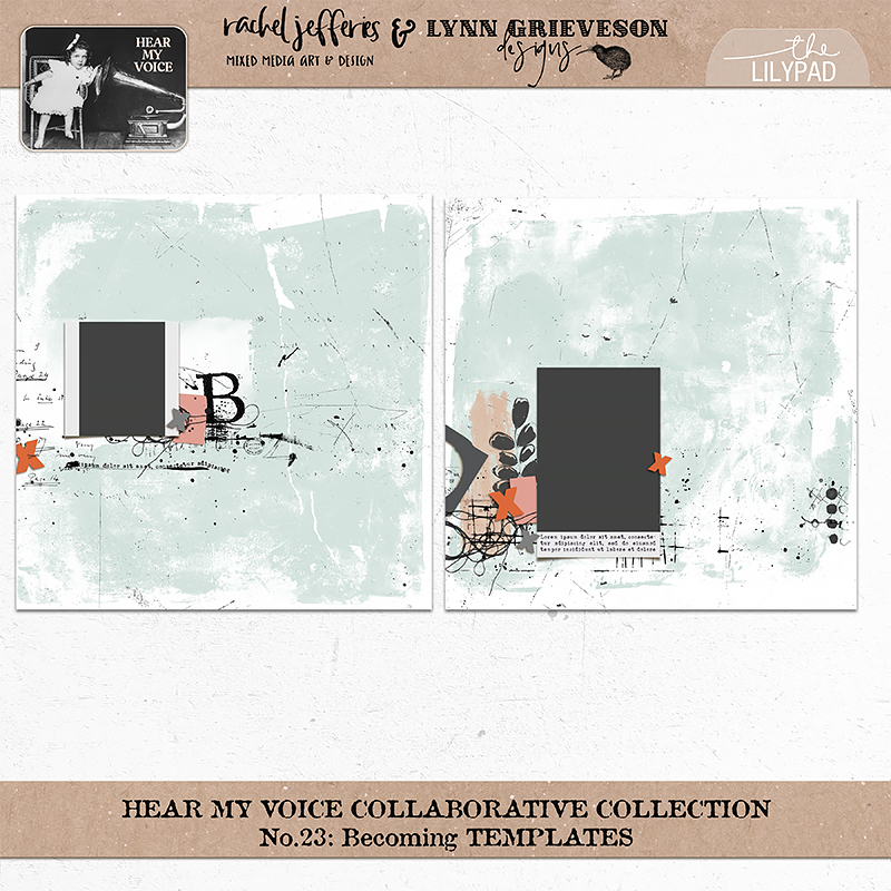 Hear My Voice 23 Becoming Digital Scrapbooking Templates - Image 8