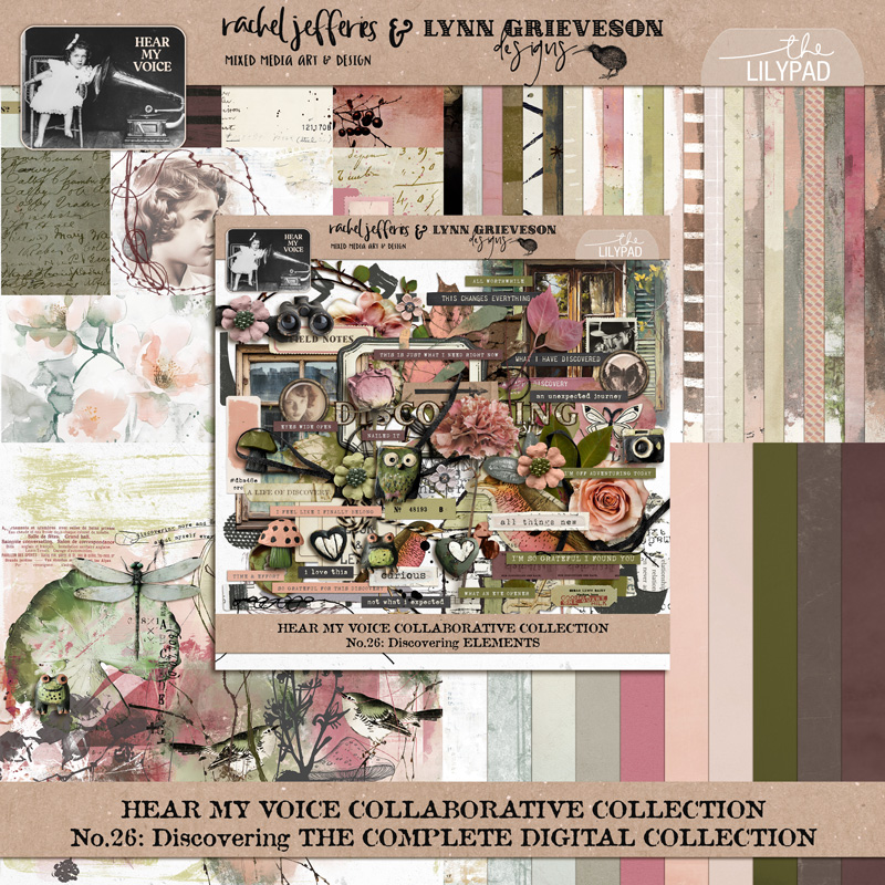 Hear My Voice 26 Discovering Digital Scrapbooking Templates - Image 6