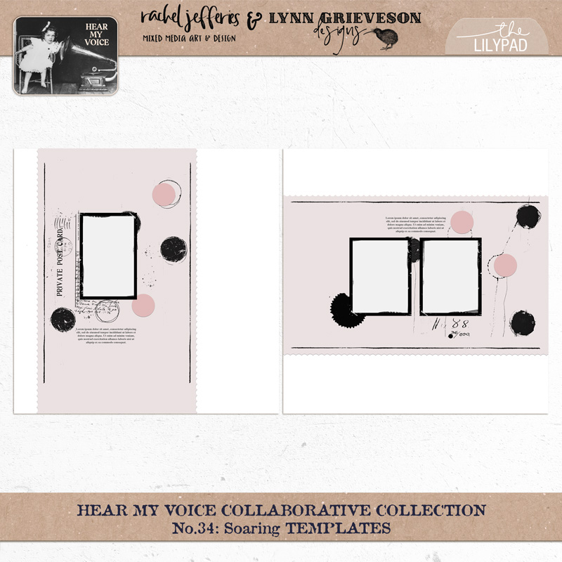 Hear My Voice: 34 - Soaring | Digital Scrapbooking Template Duo - Image 7