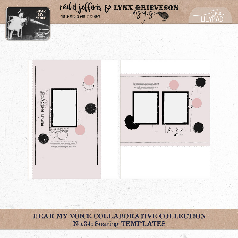 Hear My Voice: 34 - Soaring | Digital Scrapbooking Template Duo - Image 8