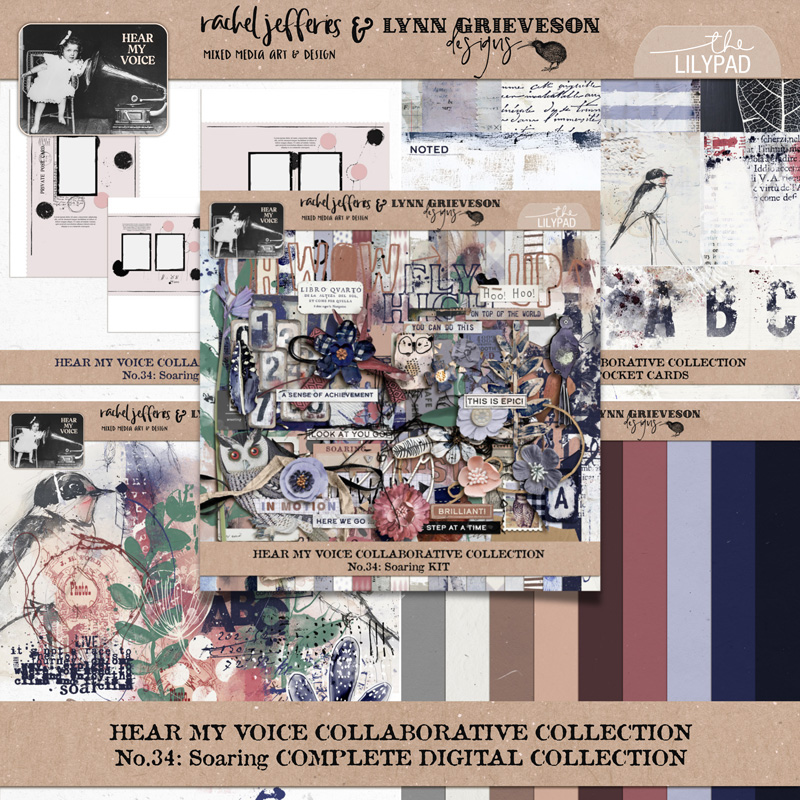 Hear My Voice: 34 - Soaring | The Complete Digital Scrapbooking Mega Collection