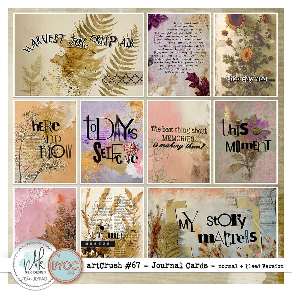 artCrush #67 {Journal Cards}