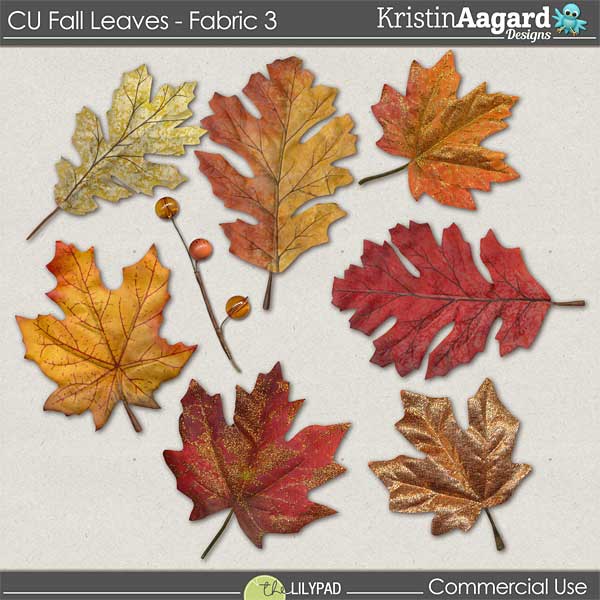 CU Fall Leaves - Fabric 3