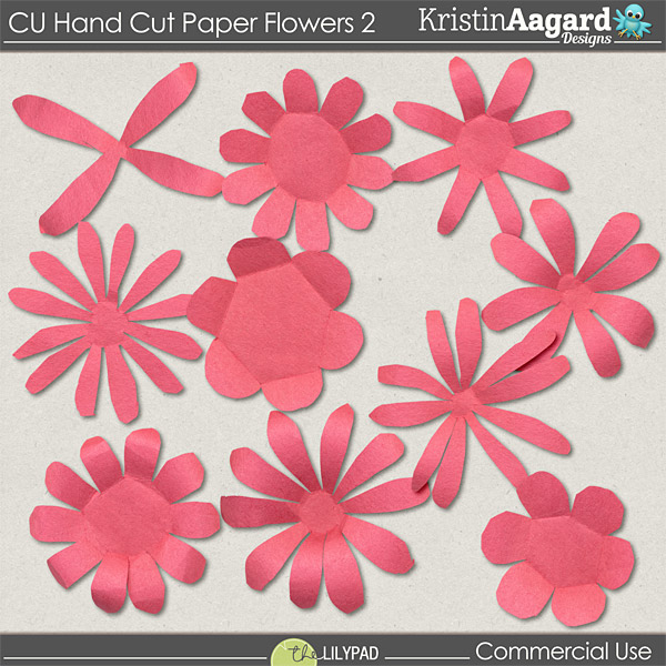 CU Hand Cut Paper Flowers 2