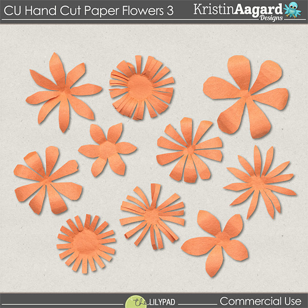CU Hand Cut Paper Flowers 3