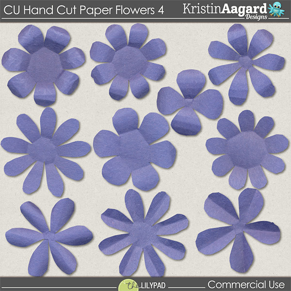 CU Hand Cut Paper Flowers 4