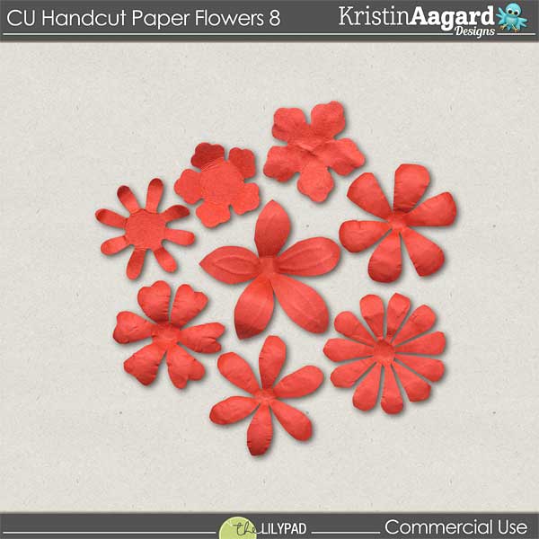 CU Hand Cut Paper Flowers 8