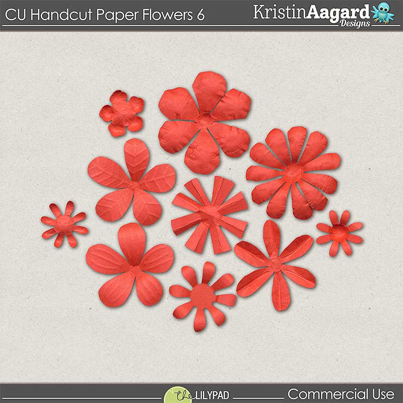 CU Hand Cut Paper Flowers 6 - Image 6