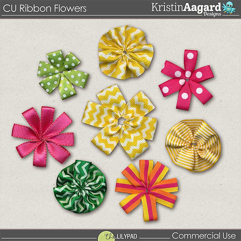 CU Ribbon Flowers