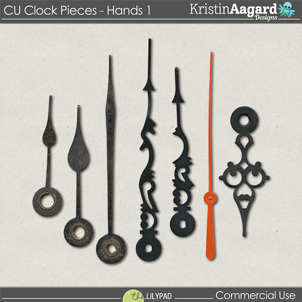 CU Clock Pieces - Hands 1