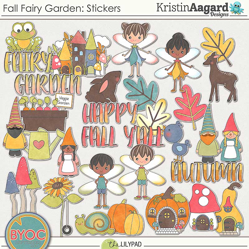 Fall Fairy Garden Stickers - Image 6