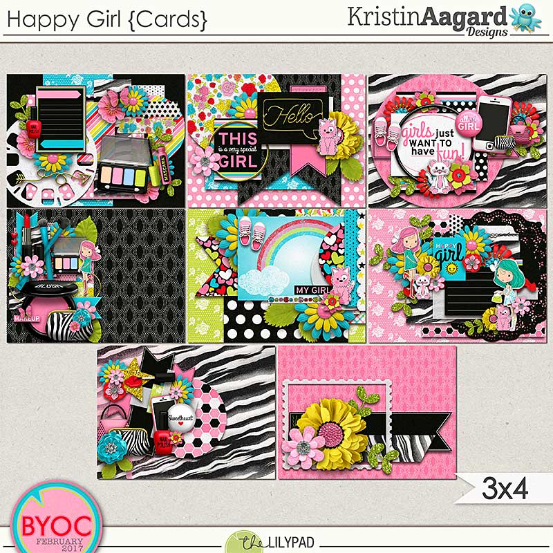 Happy Girl {Cards} - Image 2