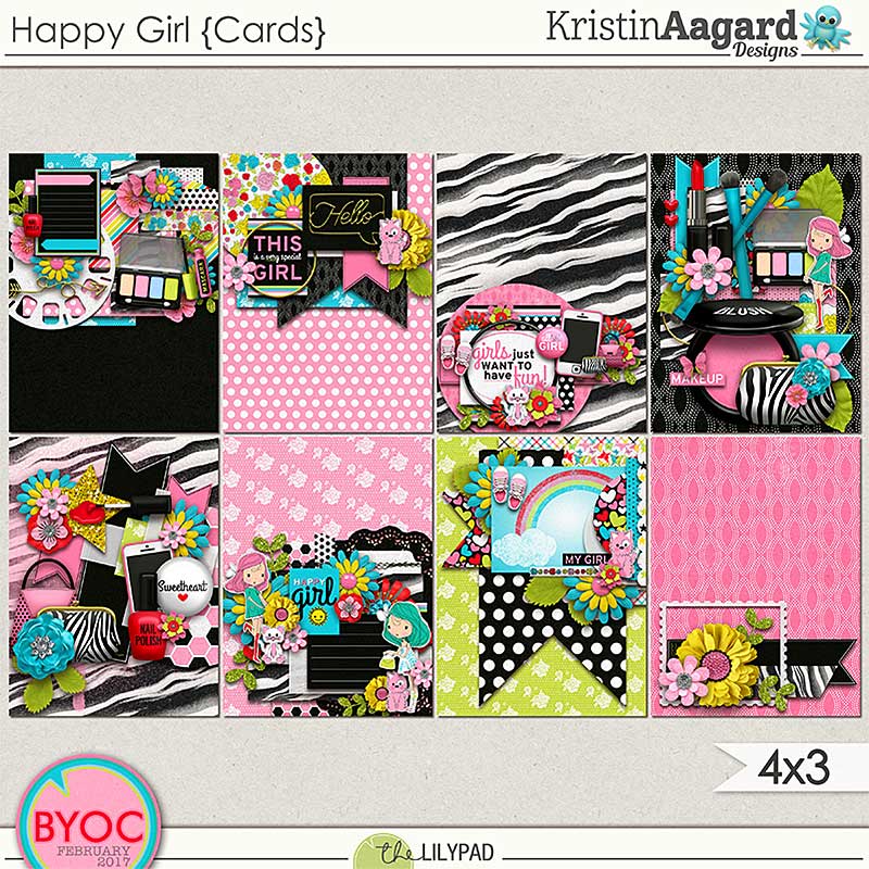 Happy Girl {Cards} - Image 3